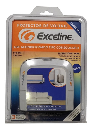 Protector De Voltaje Para Aire Acondicionado 120v Exceline