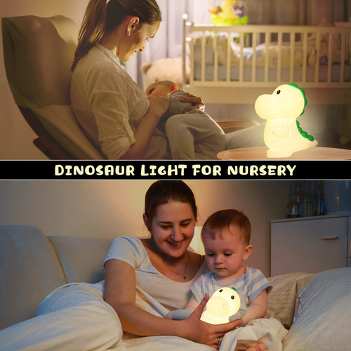 Bonita Luz Nocturna Para Bebés Y Niños Pequeños, Luz De Dino
