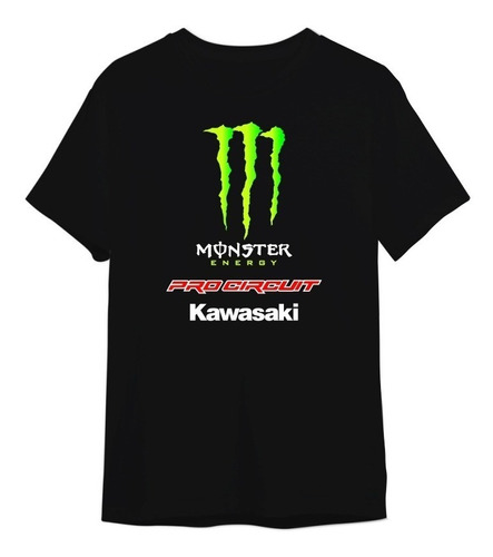 Remera Mx Gear Negra Mons T:s Bmmotopartes