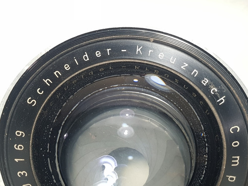 Imagen 2 de 10 de Antiguo Lente Cámara Tv Schneider Kreuznach 1:5,6 Mag 58854