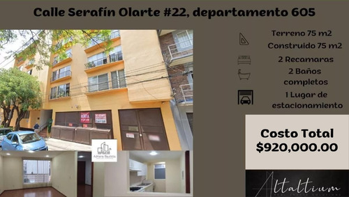 Departamento En La Benito Juarez, Col. Independencia, Calle Serafín Olarte #22, Departamento 605, Nb10-za