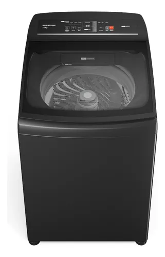Máquina De Lavar Brastemp 15kg Cinza Platinum Com Timer Pro