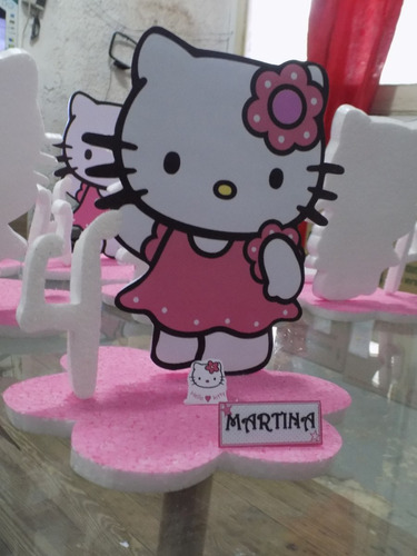 Centros De Mesa De Hello Kitty  De 20cm
