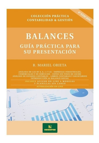 Libro Balances Guia Practica Para Su Presentacion - Errepar