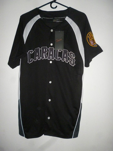 Camisa Negra - De Hombre - Talla S - Leones Del Caracas