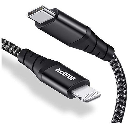 Esr Usb Lightning Certificado Mfi Entrega Energia Rapida Xr