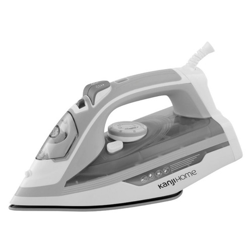 Imagen 8 de 8 de Plancha A Vapor Kanji Base Antiadherente 2200w Kjh-pl2201