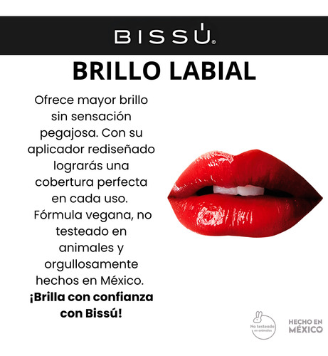 Labial Líquido Bissú Larga Duración Original 07 Esplendorosa