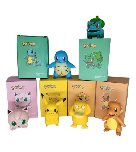 Figuras Coleccionable De La 1era Generacion De Pokemon 