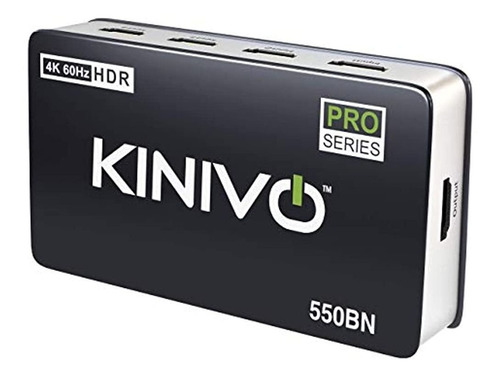 Kinivo 4 K Pro Series Hdmi  Interruptor Con Mando A Distanci