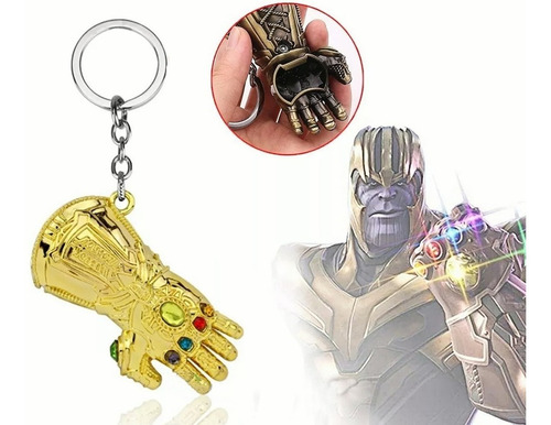 Llavero Destapador Cerveza Guantelete Thanos Avengers Metal