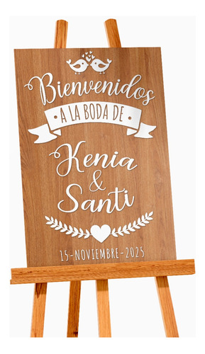 Letreros De Boda Vintage 90x60 Cm