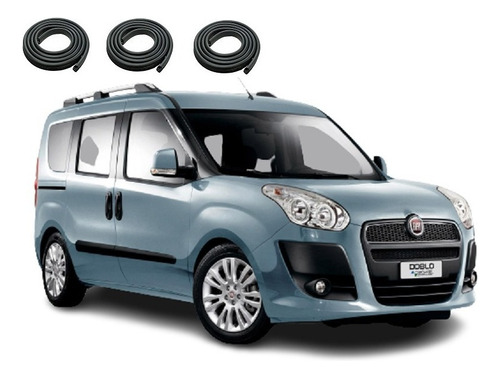 Fiat Doblo Family Burletes Puertas Delanteras + Baul 3piezas