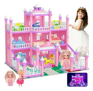 Casa De Muñecas Castillos De Princesas Regalos Para Niñas