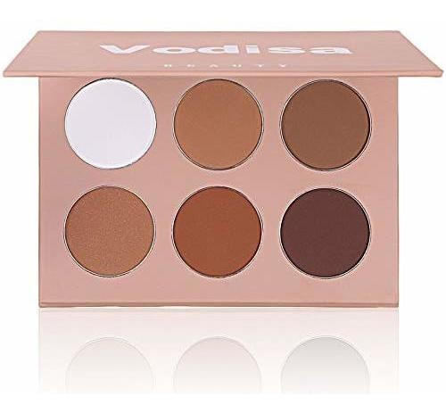 Vodisa Paleta De Contorno Resaltando Bronzer Polvo Kit Corre