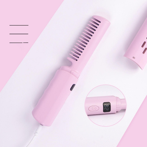 Alisador De Pelo Inalámbrico Para Mujer, Peine Caliente,