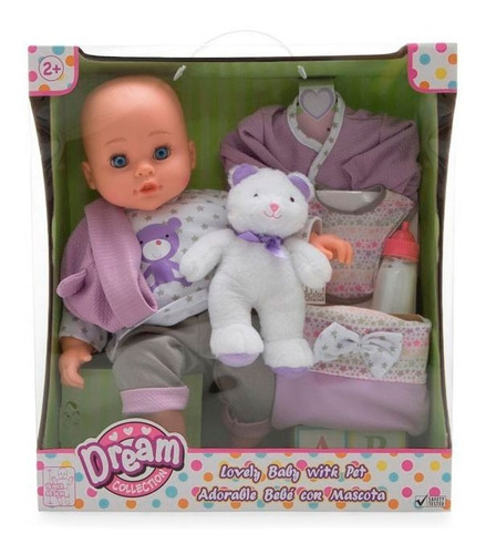 Dream Collection Muñeca 35 Cm Baby Deluxe Set 17241 E.full