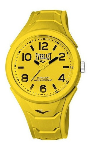 Relógio Masculino Everlast Amarelo Original C Nfe Envio 24 H