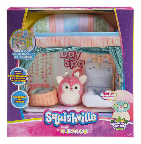 Squishville - Playset Squishmallow E Acessórios - Day Spa