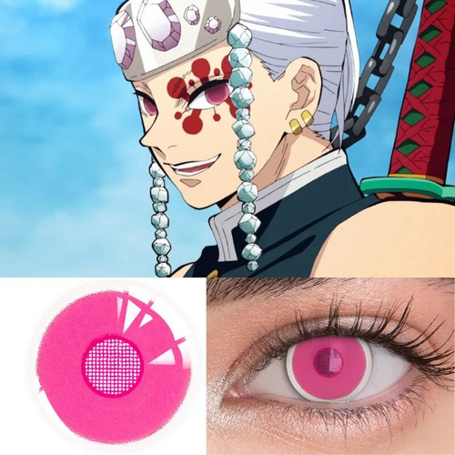 Lentes De Uzui Tengen Pilar Anime Cosplay Kimetsu No Yaiba