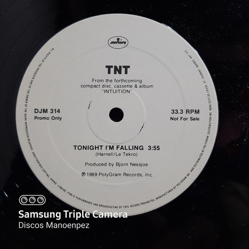 Vinilo Tnt Tonight I M Falling Mercury E1