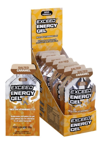 Gel De Carboidrato Exceed Energy Gel Caixa Com 10 Un