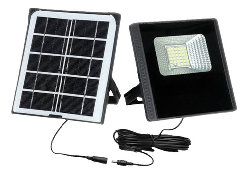 Reflector Solar Led 100watts Con Panel Solar Exteriores