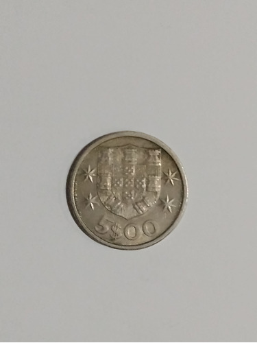 5 Escudos 1966 Portugal 