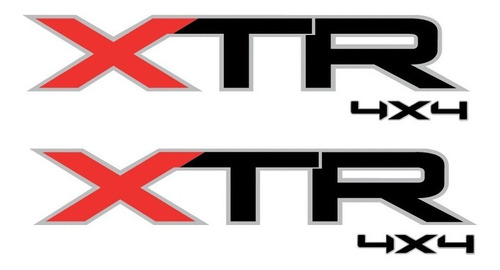 Calcas Sticker Xtr 4x4 Para Batea Compatible Con F150 