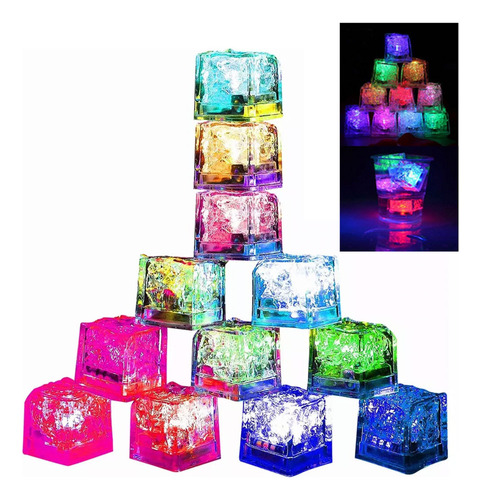 120 Hielo Luz Led Sumergible Bebidas Fiesta Evento Batucada Producto Colores