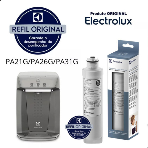 Vela Filtro Purificador Água Electrolux Pa21g Pa31g Original