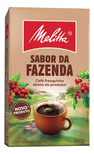 Café Torrado E Moído Melitta Sabor Da Fazenda A Vácuo - 500g