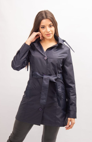 Trench Piloto Impermeable Dama 