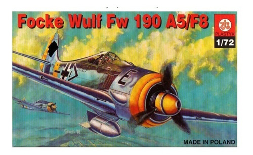 Maqueta Avión De Caza Alemán Focke Wulf 190 A5/f8, 1/72. Jp