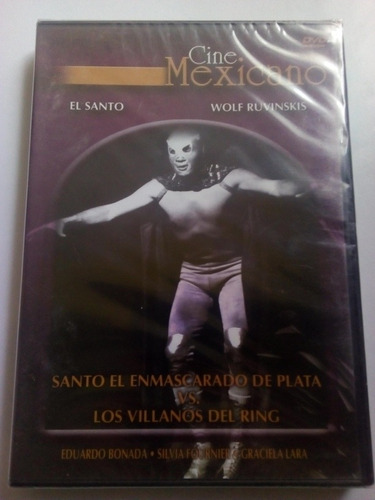 Santo Contra Los Villanos Del Ring Dvd Nuevo Y Sellado