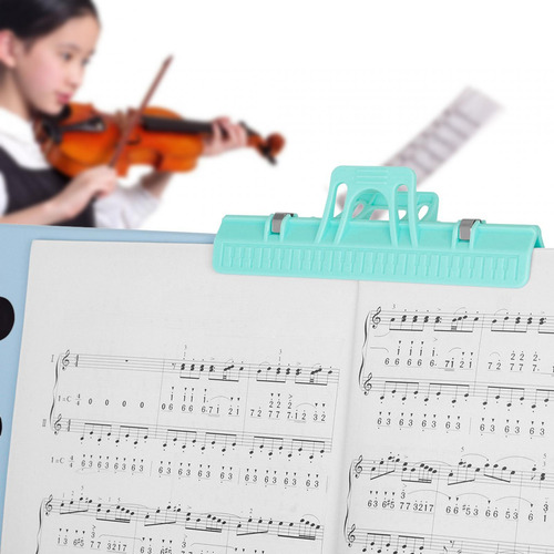 3 Paquete De 2-6 Clips Para Libros De Música, 3 Piezas