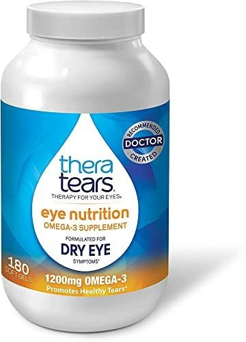 Theratears Suplemento Omega 3 De 1200 Mg Para Nutrición Ocul