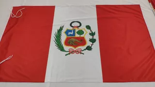 Bandera De Perú 2.5 X 1.4 M Hacemos De Todos Los Países