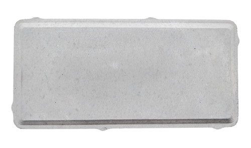 Tablilla De Concreto Rectangular De 2cm Crema 10 X 20