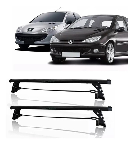 Rack Teto Bagageiro Peugeot 206 207 Hacht Sedan 4 Portas 