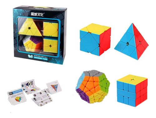 Pack Set Moyu Pyraminx Megaminx Skewb Square-1 