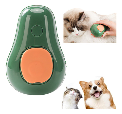 Cepillo Vaporizador Para Mascotas 3 En 1 Steam Cat Brush A