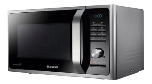 Imagen 3 de 7 de Microondas Con Grill Samsung Silver Mg23f3k3tas/bg