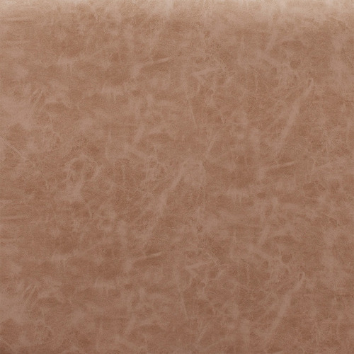 Sofá 3 Cuerpos Con 2 Pouf Cuero Auris Beige / Mueblesamérica