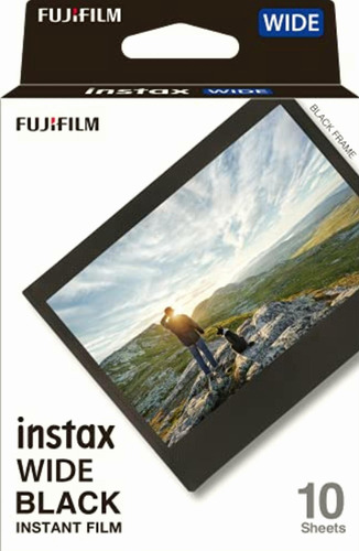 Fujifilm Instax Película Ancha Negra 10 Exposiciones