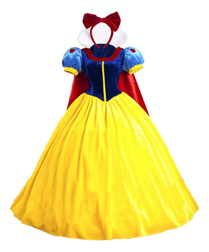Disfraz Clasico De Princesa De Lujo Para Halloween, Vestido 