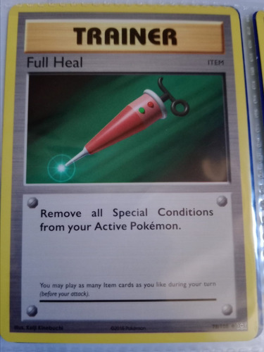 Full Heal 78/108 Carta Pokemon 