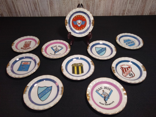 Platos Porcelana Equipos Futbol Boliviano