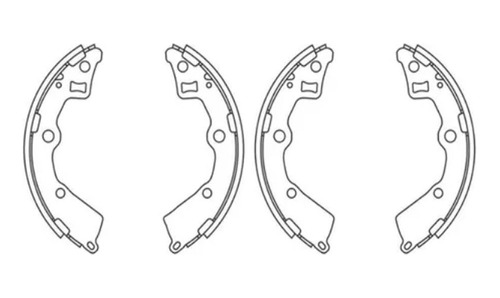 Sapata Lona Freio Picanto 2006 2007 2008 2009 2010 2011