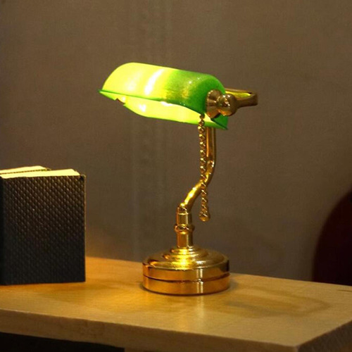 L Lámpara De Escritorio Para Casa De Muñecas Lámpara Led En